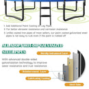 8/10 Feet Recreational Trampoline with Basketball Hoop by LJGDeals