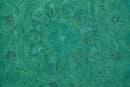 Custom Made Overdyed Traditional Oushak Green Hand Tufted Wool Area Rug