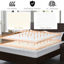Auto Shut Off Heated Electric Mattress Pad with Dual Controller-Queen Size by DirectDeals