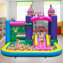 6-in-1 Kids Inflatable Unicorn-themed Bounce House with 735W Blower by LJGDeals