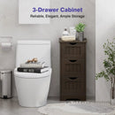 Bathroom Floor Freestanding Storage Organizer with 3 Drawers by LJGDeals
