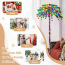 6 Feet Pre-Lit Artificial Tropical Christmas Palm Tree with 210 Multi-Color Lights by LJGDeals