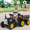 12V Ride on Tractor with 3-Gear-Shift Ground Loader for Kids 3+ Years Old by LJGDeals