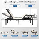 Queen Size Adjustable Bed Base Electric Bed Frame with Massage Modes by DirectDeals