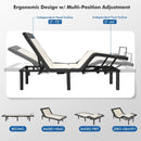 Queen Size Adjustable Bed Base Electric Bed Frame with Massage Modes by LJGDeals