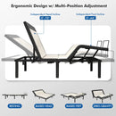 Queen Size Adjustable Bed Base Electric Bed Frame with Massage Modes by LJGDeals