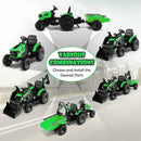 12V 3 in 1 Kids Ride On Excavator with Shovel Bucket and Music by LJGDeals