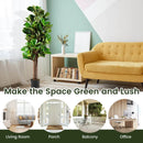 5 Feet Artificial Fiddle Leaf Fig Tree Decorative Planter by LJGDeals