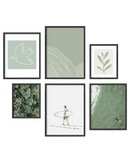 Zen gallery wall