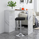 1 PC Round Bar Stool Adjustable Swivel Pub Chair by LJGDeals