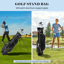 Golf Stand Cart Bag with 4 Way Divider Carry Organizer Pockets by LJGDeals