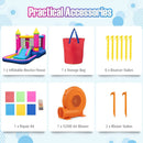 Inflatable Bounce House Cute Princess Bouncy Castle with 520W Blower by LJGDeals