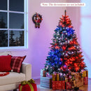5/6/7/8 FT Artificial Christmas Tree with LED Lights and Remote APP Control by LJGDeals