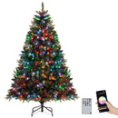 5/6/7/8 FT Artificial Christmas Tree with LED Lights and Remote APP Control by LJGDeals