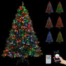 5/6/7/8 FT Artificial Christmas Tree with LED Lights and Remote APP Control by LJGDeals