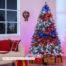 5/6/7/8 FT Artificial Christmas Tree with LED Lights and Remote APP Control by LJGDeals