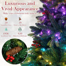 5/6/7/8 FT Artificial Christmas Tree with LED Lights and Remote APP Control by LJGDeals