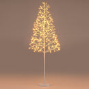 5/6/7 FT Lighted Birch Tree Pre-lit Twig Tree with 240/320/456 Warm White Light LED Lights