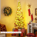 5/6/7 FT Whimsical Christmas Tree with Bendable Top and 216/290/366 Branch by LJGDeals