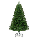 5/6/7 Feet Artificial Christmas Tree Hinged Xmas Tree with 7 Lighting Modes by LJGDeals