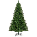 5/6/7 Feet Artificial Christmas Tree Hinged Xmas Tree with 7 Lighting Modes by LJGDeals