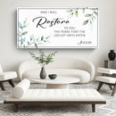 And I Will Restore To You - Joel 2:25 Faith Sign by Tailored Canvases