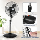 BILT HARD 18" 3900 CFM Oscillating Pedestal Fan: High Velocity, 3-Speed Metal Shop Fan, UL Listed