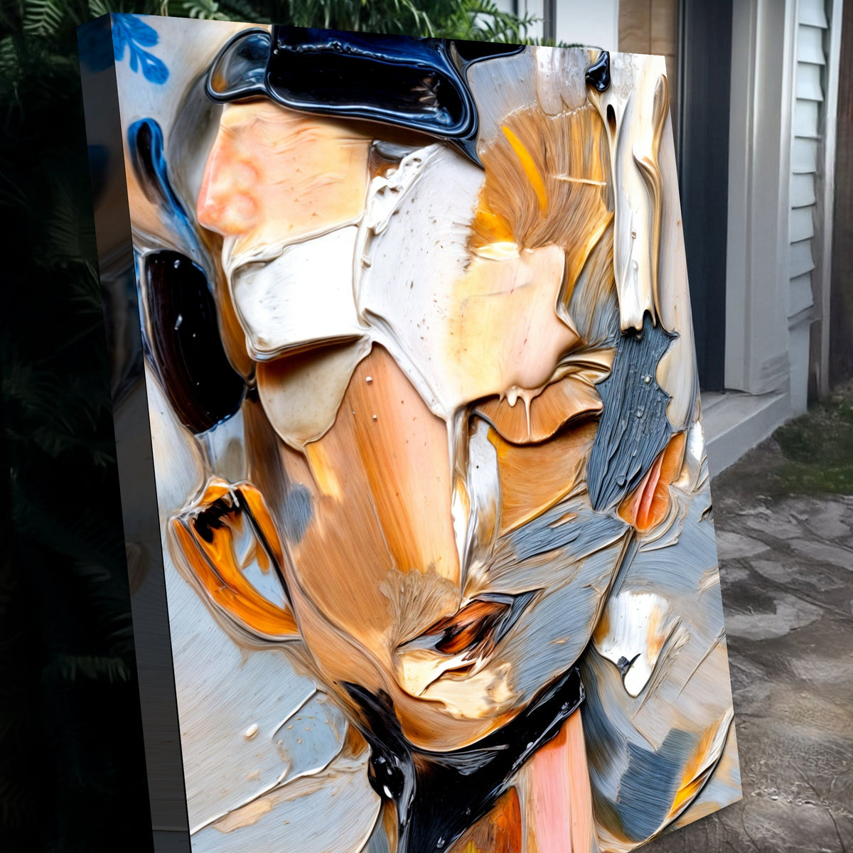 Beyond The Face Abstract Wall Art, photo 5 of 10