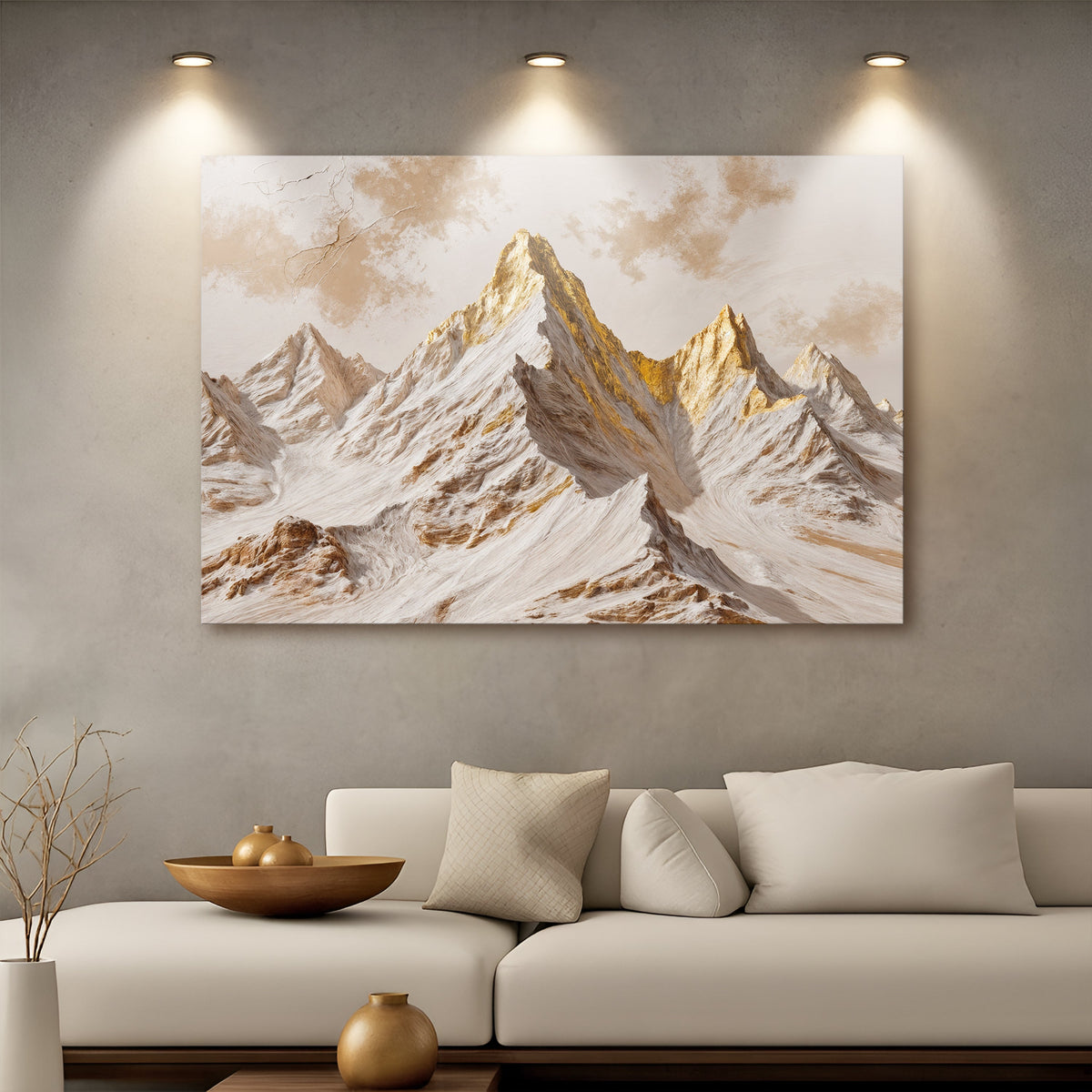 Golden Peaks Wall Art, photo 5 of 10