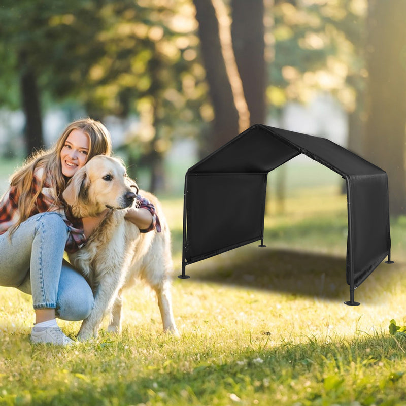 Dog Shade Shelter Outdoor Tent for Large Medium Dogs, Outside Sun Rain Canopy Pet House