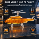 Helicopter Wine & Whiskey Decanter Black Hawk Chopper 750ml
