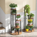 4-Tier Plant Stand, Multiple Potted Plants Holder Corner Flower Shelf