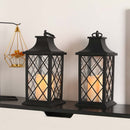12''High Vintage Candle Lantern (Set of 2)--Applicable to Germany by JHY DESIGN