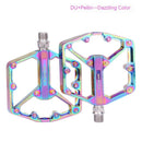 Bicycle Pedal Non-Slip  Bike Pedals Aluminum Alloy Flat Platform Applicable Waterproof Cycling Accessories Bike Pedals Road Bicycle Pedals Cleats Set Clipless Pedals Compatible With Road Bikes
