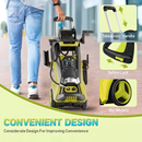 Electric Pressure Washer 4500 PSI 3.2 GPM w/ Foam Cannon Hose Reel by 2Dropme