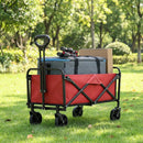 680LBS Heavy Duty Folding Wagon Cart All Terrain Garden Beach Utility Cart by 2Dropme