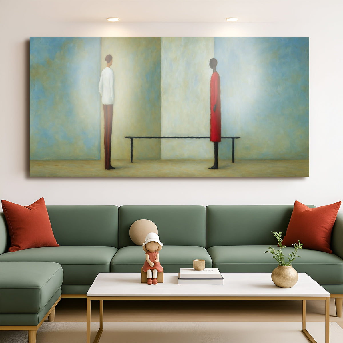Confrontation Abstract Wall Art, photo 5 of 10