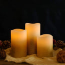 Gold Real Wax Battery Powered Candle ( Set of 3) by JHY DESIGN