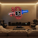 Deadpool Metal Neon Wall Art- LN0079