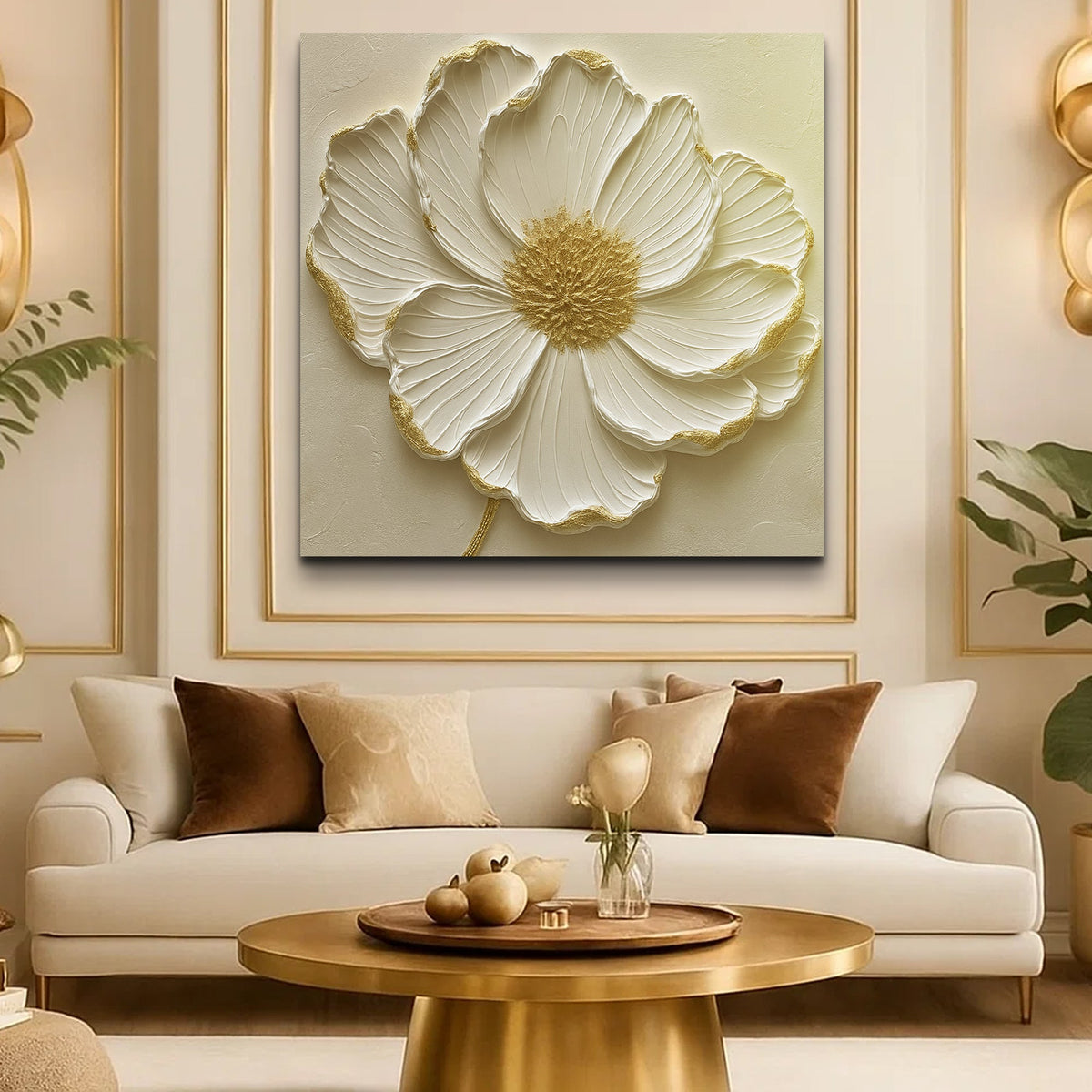 Modern Abstract Flower Wall Art, photo 5 of 10