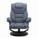 Oslo Euro Recliner w/ Ottoman by Ornate Furniture