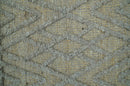 Custom Made Hand Knotted Modern Contemporary Gray Wool Area Rug
