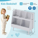 Kids Bookshelf and Toy Organizer 5-Cube Storage Unit by LJGDeals