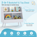 Kids Bookshelf and Toy Organizer 5-Cube Storage Unit