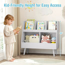 Kids Bookshelf and Toy Organizer 5-Cube Storage Unit by LJGDeals
