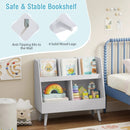 Kids Bookshelf and Toy Organizer 5-Cube Storage Unit by LJGDeals