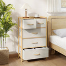 5-Drawer Dresser with Top Shelf for Bedroom-Natural by LJGDeals