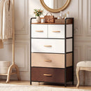 5-Drawer Fabric Dresser with Removable Bins by DirectDeals