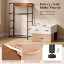 5-Drawer Fabric Dresser with Removable Bins by LJGDeals