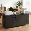 5-Drawer Mobile Storage Cabinet with Adjustable Shelf by DirectDeals